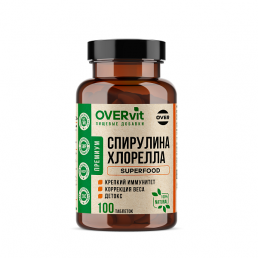 Овервит спирулина хлорелла