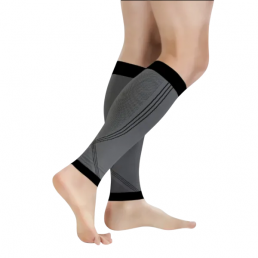 Компрессионные гетры черный/серый 0408-01 Active line