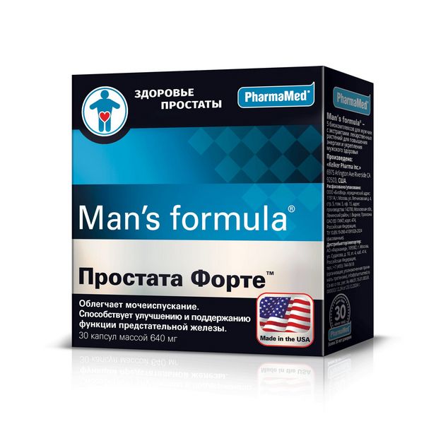 Фарма-мед мэн`с формула простата форте