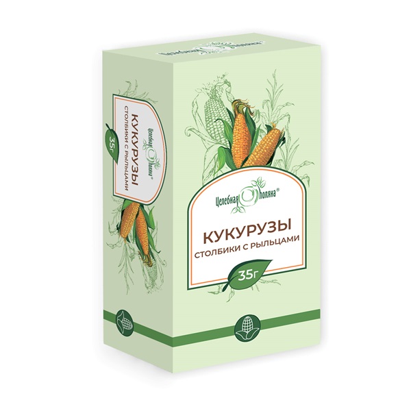 Кукурузы столбики с рыльцами