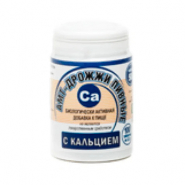 Дрожжи пивные-амт с кальцием