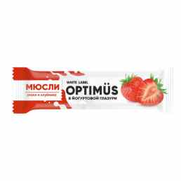 Батончик-мюсли оптимус в йогуртовой глазури
