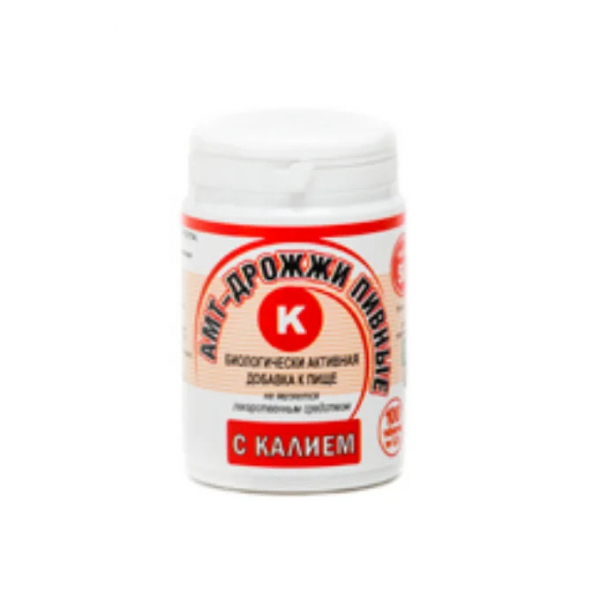 Дрожжи пивные-амт с калием