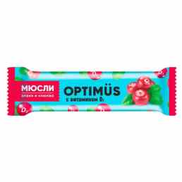 Батончик-мюсли оптимус с витамином д3