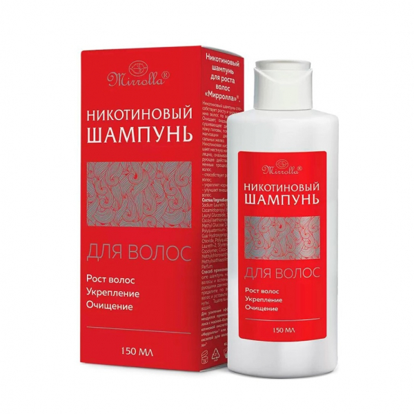Никотиновый шампунь для роста волос