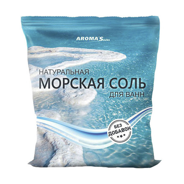 Соль морская натуральная aroma saules