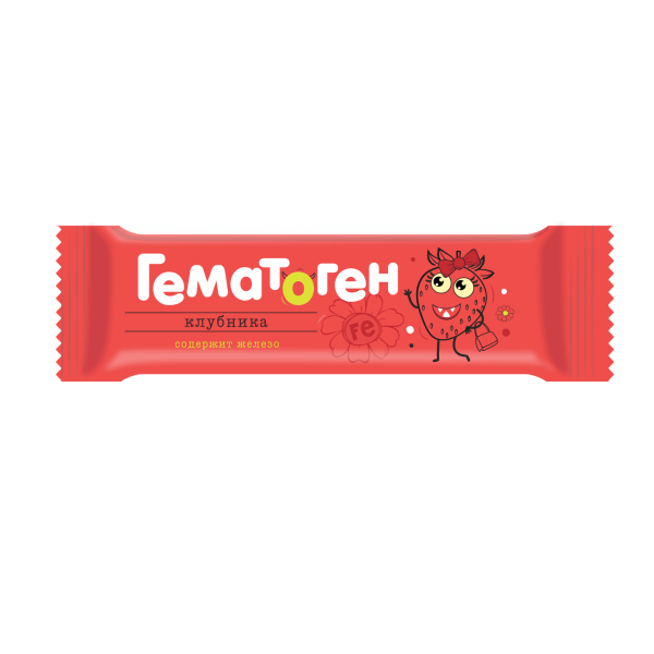 Гематоген + клубника