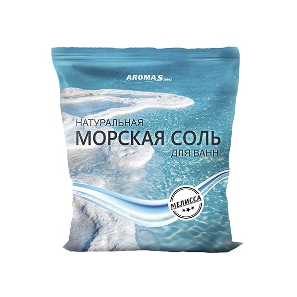 Соль морская натуральная aroma saules