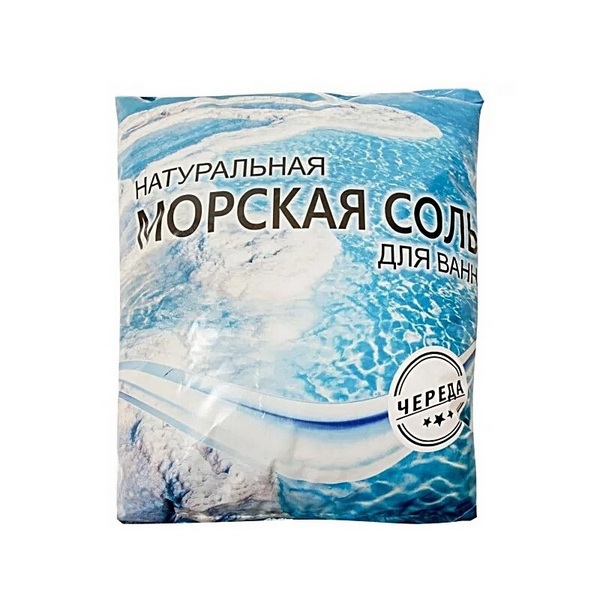 Соль морская натуральная aroma saules