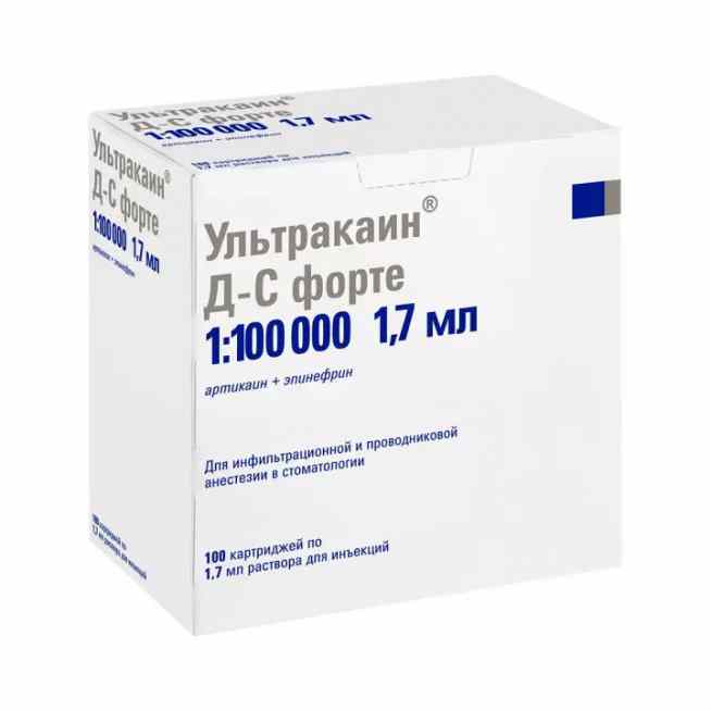 Ультракаин д-с форте раствор