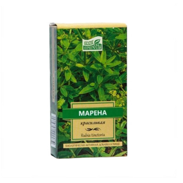 Марены красильной корневище и корень