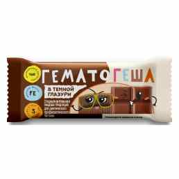 Гематогеша в темной глазури