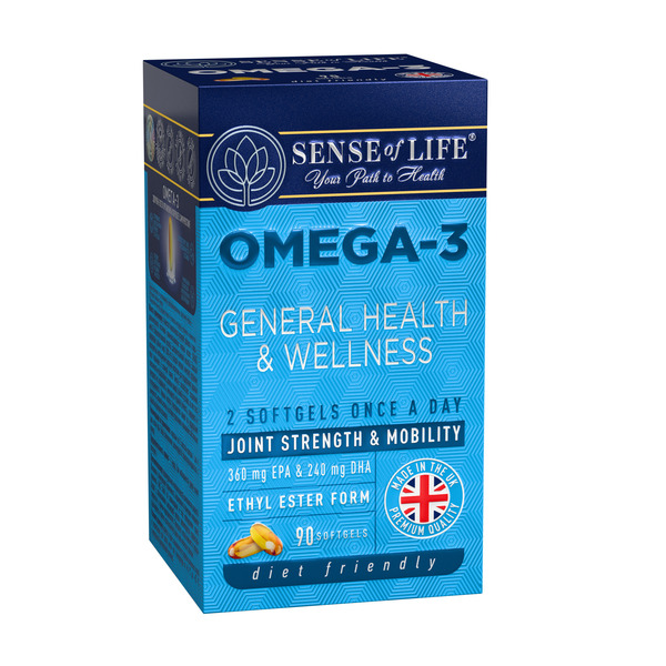 Sense of Life омега-3 здоровье всего организма и хорошее самочувствие