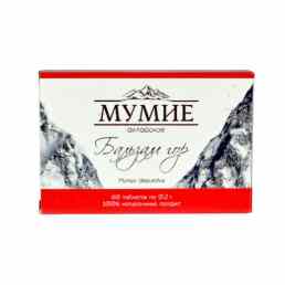 Мумие алтайское бальзам гор