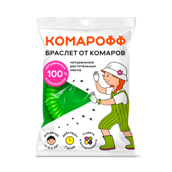 Комарофф браслет от комаров