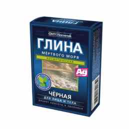 Глина черная мертвого моря