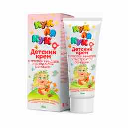 Детский крем с маслом миндаля и экстрактом ромашки кук ля кук