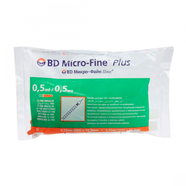 BD micro-fine plus U-100 шприц инсулиновый
