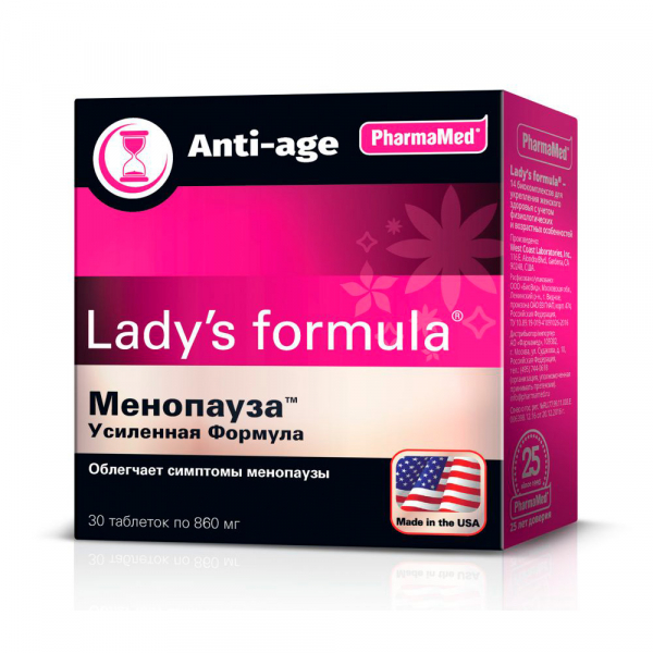 Фарма-мед леди`с формула менопауза усиленная формула