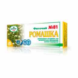 Фиточай доктор n81 ромашка