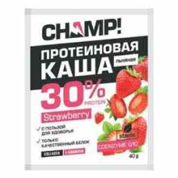 Леовит каша протеиновая льняная клубничная с коэнзимом q10