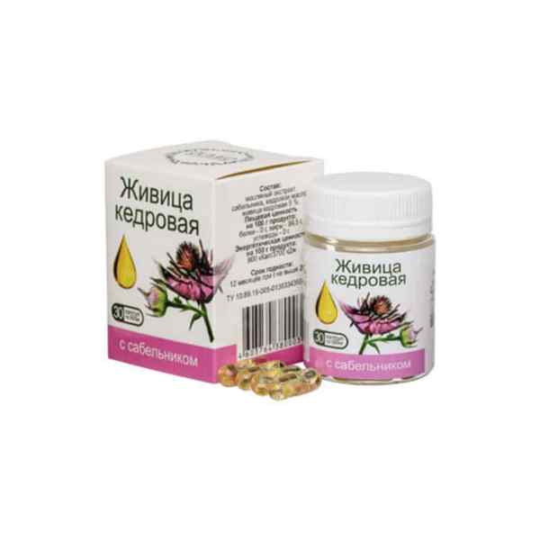 Олимед живица кедровая с сабельником