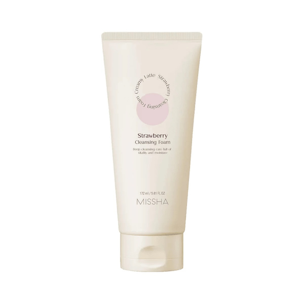 Missha Creamy Latte Strawberry Cleansing Foam