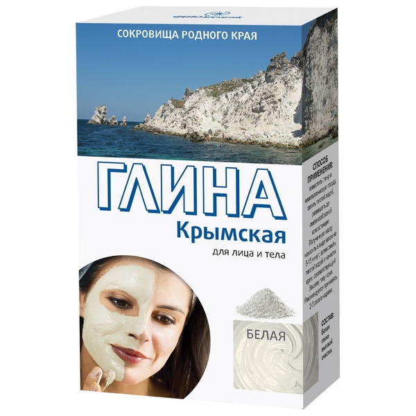 Глина белая крымская