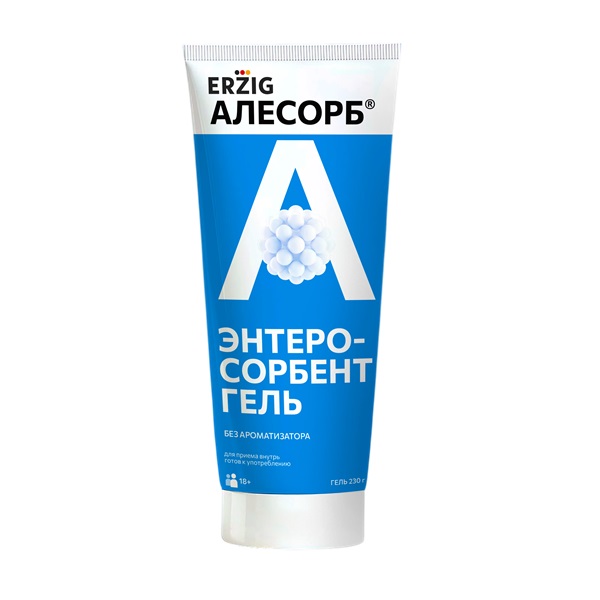Алесорб Энтеросорбент гель эрциг