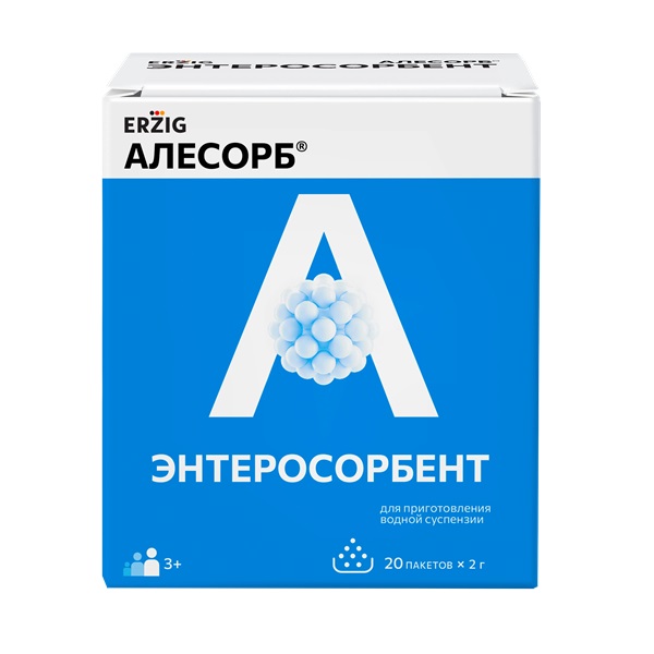Алесорб Энтеросорбент 3+