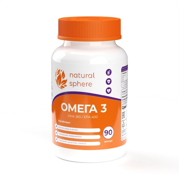 Natural sphere Омега-3 из рыбьего жира