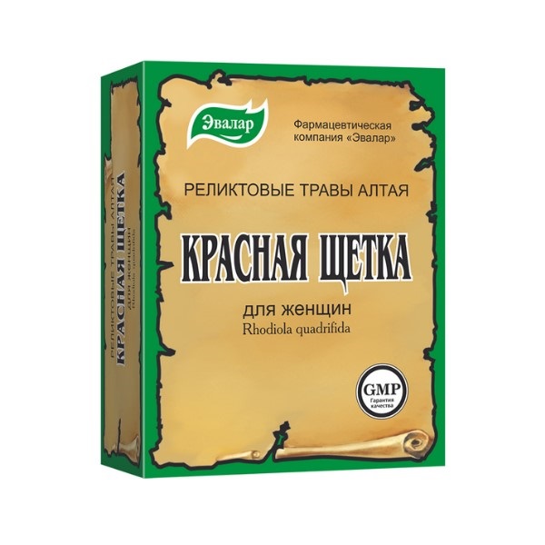 Красной щетки (родиолы четырехчленной) корень Эвалар