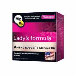 Фарма-мед леди`с формула антистресс + магний B6