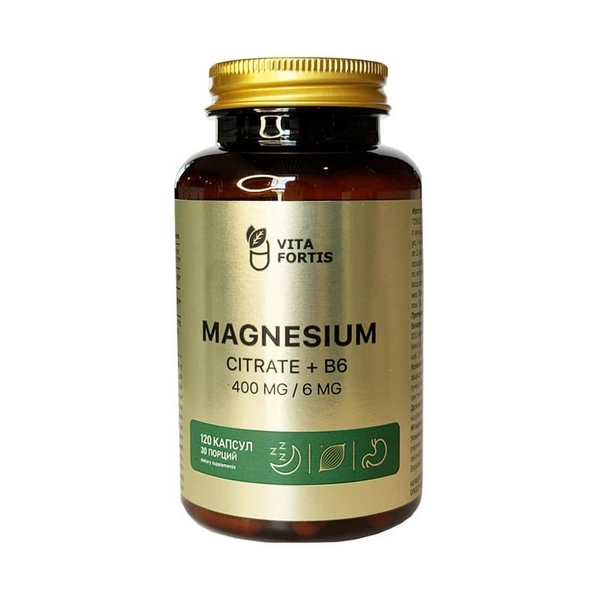 Vita Fortis магний цитрат с витамином B6