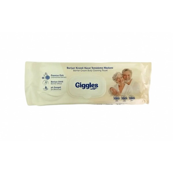 Giggles Barrier cream body cleaning towel
