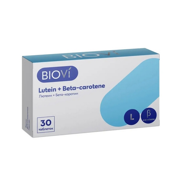 BioVi Лютеин + бета-каротин