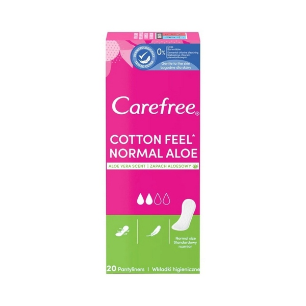 Carefree Cotton feel normal aloe