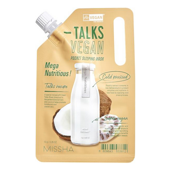 Missha Talks Vegan Squeeze Pocket Sleeping Mask