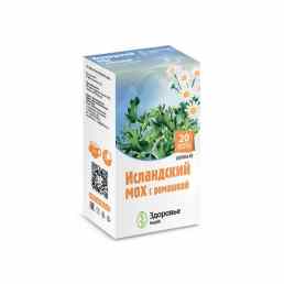 Исландский мох с ромашкой