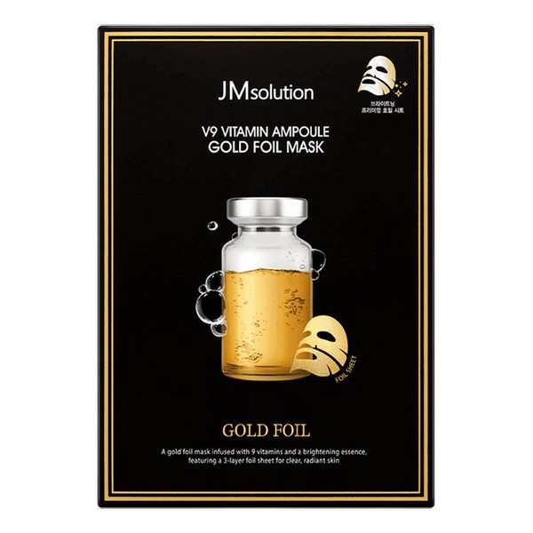 JMSolution V9 VITAMIN AMPOULE GOLD FOIL MASK