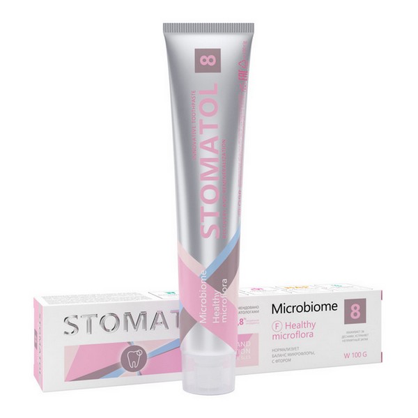 Стоматол (Stomatol) зубная паста 8 Healthy microflora